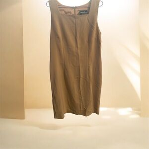 Positive Attitude Sleeveless Mini Dress - Camel